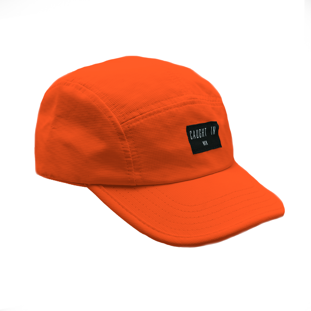 Modernized 5 Panel Hat - Orange